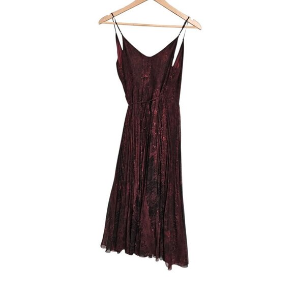 Women's - Aritzia Wilfred Beaune Pleated Wrap Midi Dress, Size XXS - Picture 8 of 8